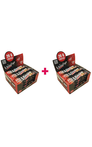 Uniq2go Bademli Power Almond Maxi bar 65 g.12'li 2 kutu (toplam 24 adet)